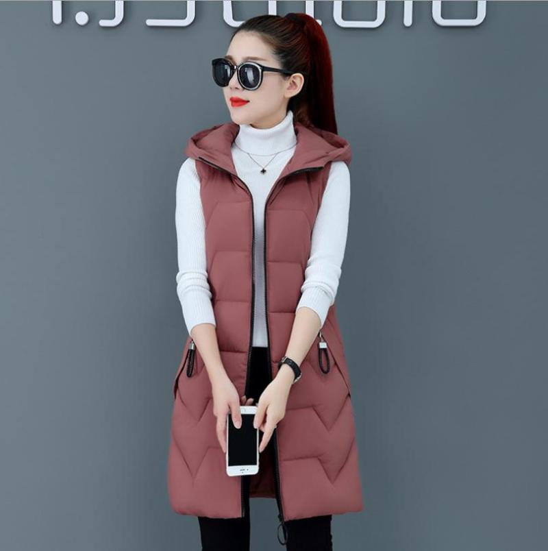 3Xl Women Hooded Long Section Winter Autumn Cotton Padded Vest Coats Warm Waistcoats Large Size Female Sleeveless Jacket K1351, Black
3Xl Women Hooded Long Section Winter Autumn Cotton Padded Vest Coats Warm Waistcoats Large Size Female Sleeveless Jacket K1351, Black