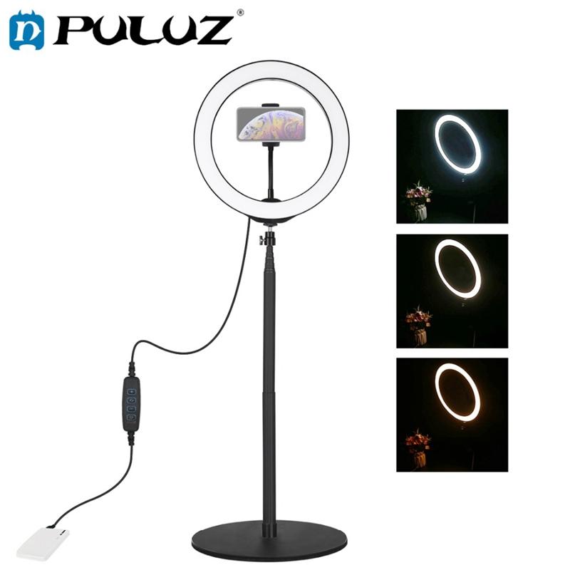 PULUZ PKT3039 140cm Round Base Desktop Mount+10.2 Inch 26cm LED Ring Vlogging Video Light Kits
PULUZ PKT3039 140cm Round Base Desktop Mount+10.2 Inch 26cm LED Ring Vlogging Video Light Kits