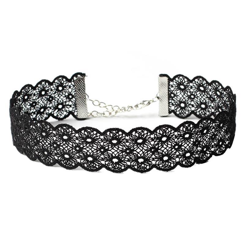 Black Lace Choker Women Clavicle Chain Fashion Necklace Retro Gothic Tattoo Choker Lolita Necklace Girls Jewelry Accessories
Black Lace Choker Women Clavicle Chain Fashion Necklace Retro Gothic Tattoo Choker Lolita Necklace Girls Jewelry Accessories