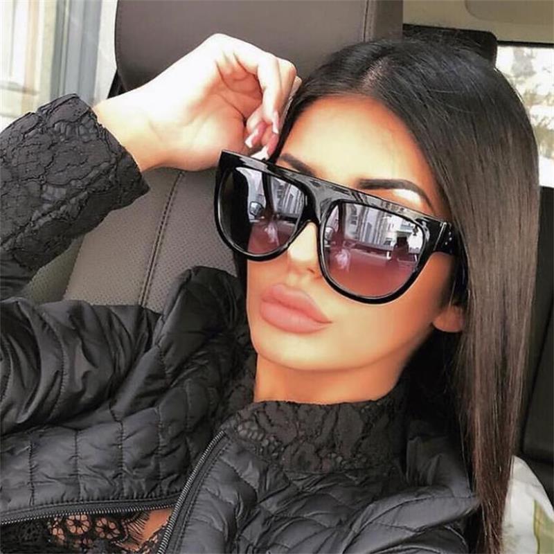 Flat Top black shades designer inspired oversized square sunglasses woman Classic RIVET Sexy Sun glasses KIM
Flat Top black shades designer inspired oversized square sunglasses woman Classic RIVET Sexy Sun glasses KIM
