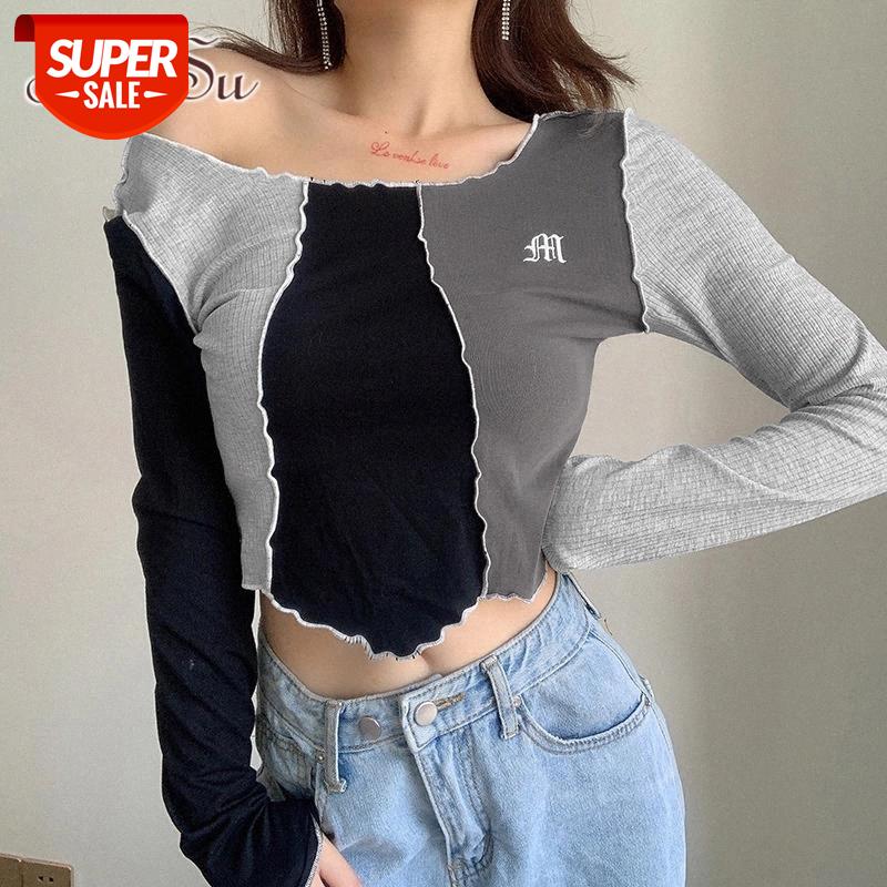 ArtSu Patchwork Irregular Crop Top T Shirt Women Casual Harajuku Cotton Tshirts Women Autumn Long Sleeve Tee Shirt TS52301 #Bc3M, White
ArtSu Patchwork Irregular Crop Top T Shirt Women Casual Harajuku Cotton Tshirts Women Autumn Long Sleeve Tee Shirt TS52301 #Bc3M, White