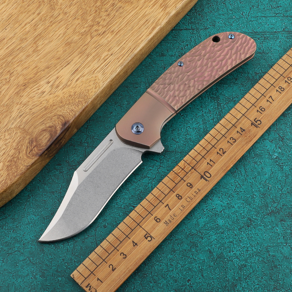 Couteau pliant avec lame M390, manche en titane, utilisé pour le camping, la chasse, l'extérieur, couteau de cuisine, couteau à fruits, EDC
Couteau pliant avec lame M390, manche en titane, utilisé pour le camping, la chasse, l'extérieur, couteau de cuisine, couteau à fruits, EDC