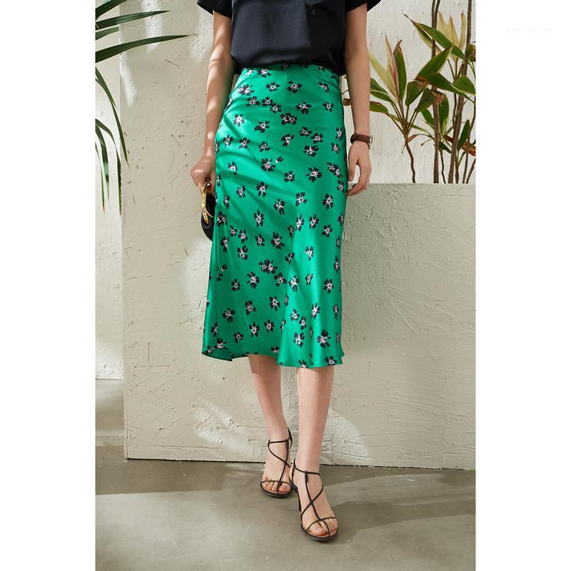 Women Long Skirts Floral Print 100% Silk Fishtail Trumpet Mermaid Midi Skirt1, Green
Women Long Skirts Floral Print 100% Silk Fishtail Trumpet Mermaid Midi Skirt1, Green