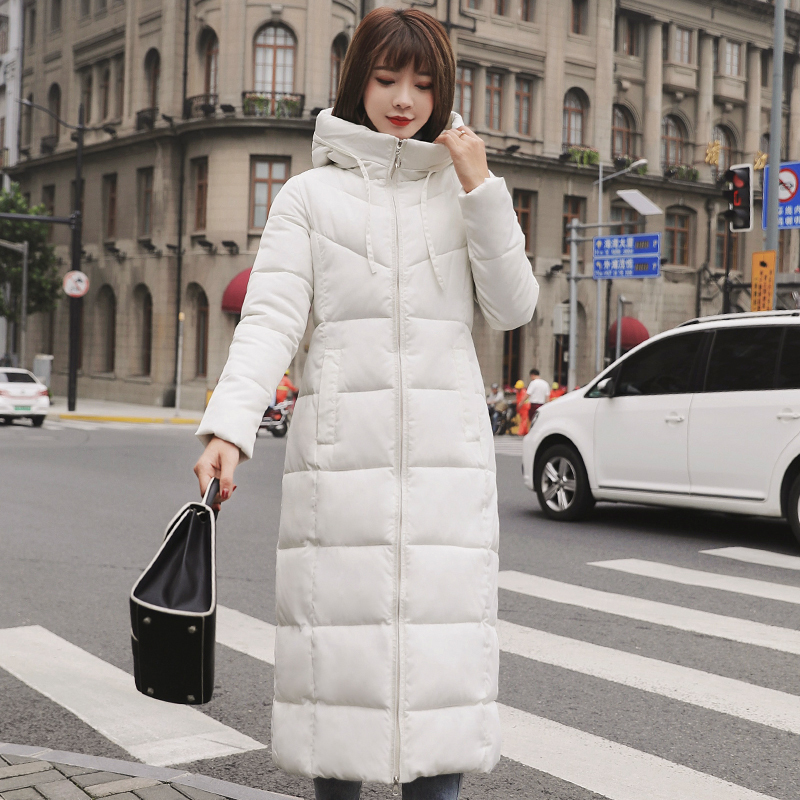 Plus size 6XL jackets Fashion Women Winter Coat Long Slim Thicken Warm Jacket Cotton Padded Jacket Outwear Parkas 201026