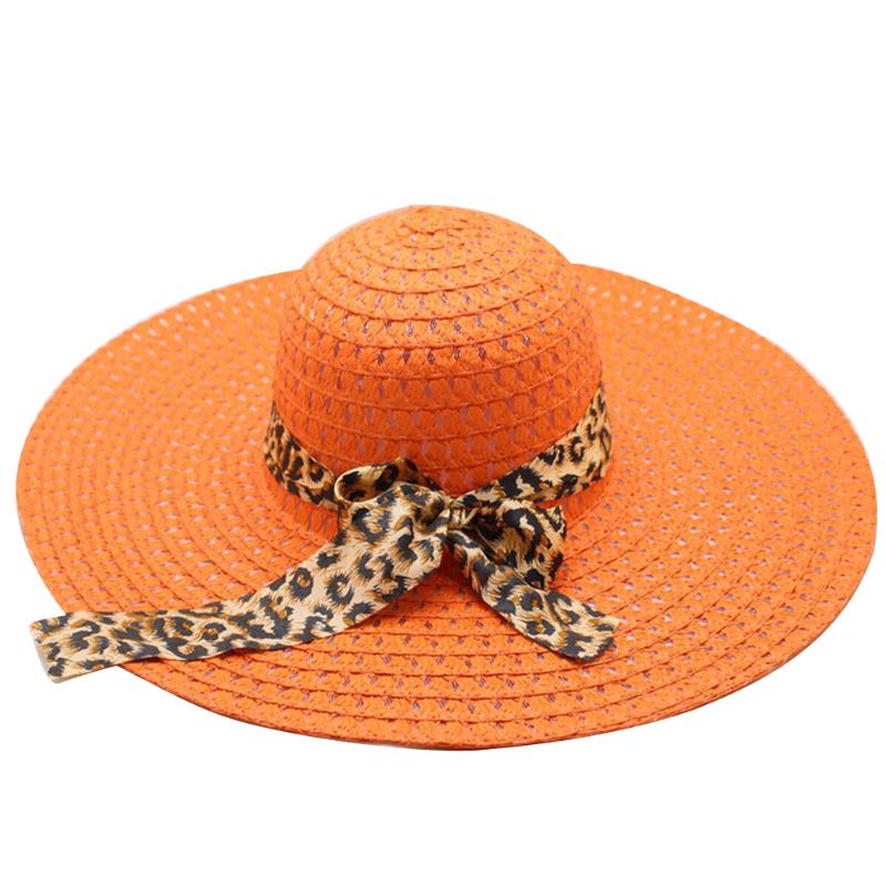 Women Foldable Seaside Straw Hat Wide Brim Summer Outdoor Beach Cap Sunscreen Fashion Leopard Print Ladies Bowknot Ribbon Bowler, White
Women Foldable Seaside Straw Hat Wide Brim Summer Outdoor Beach Cap Sunscreen Fashion Leopard Print Ladies Bowknot Ribbon Bowler, White