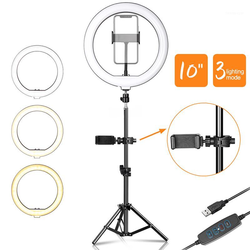 10inch LED Video Ring Light Selfie Lamp With Phone Clip And Tripod Stand For YouTube Live Lighting Shooting Photography Studio1
10inch LED Video Ring Light Selfie Lamp With Phone Clip And Tripod Stand For YouTube Live Lighting Shooting Photography Studio1
