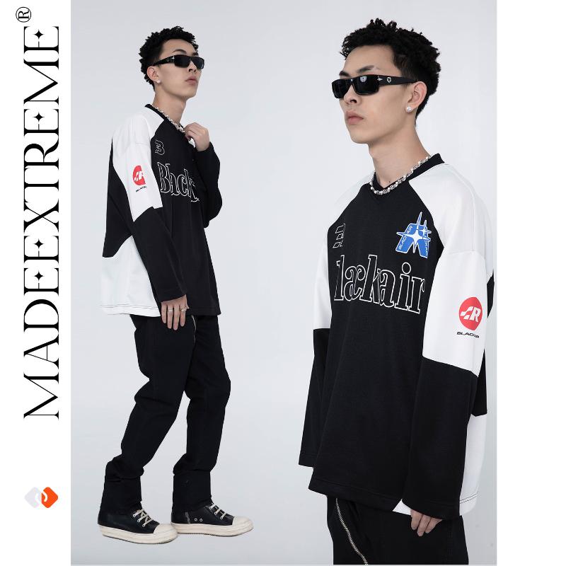 Men's Hoodies & Sweatshirts MADEEXTREME Color Block Retro Sweatshirt Men Hip Hop Punk And Women Couple Lounge Wear Casual Racing Hoodie, Black
Men's Hoodies & Sweatshirts MADEEXTREME Color Block Retro Sweatshirt Men Hip Hop Punk And Women Couple Lounge Wear Casual Racing Hoodie, Black