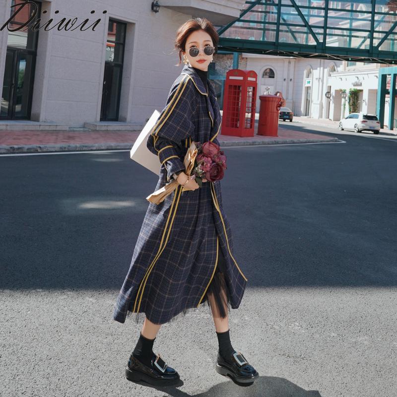 Diiwii Plaid Woolen Coat Women Mid-Length Autumn And Winter New Small Popular Temperament England Style High-End, Navy
Diiwii Plaid Woolen Coat Women Mid-Length Autumn And Winter New Small Popular Temperament England Style High-End, Navy