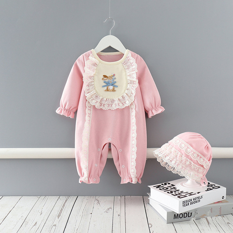 New Spring 2021 Baby Long Sleeve Jumpsuit One-piece Girl Romper+hat Cotton Toddler Clothing Infant Rompers Kids Jumpsuits 0-2y E1z4, Pink
New Spring 2021 Baby Long Sleeve Jumpsuit One-piece Girl Romper+hat Cotton Toddler Clothing Infant Rompers Kids Jumpsuits 0-2y E1z4, Pink
