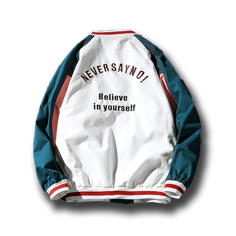 Spring new baseball male fashion harajuku letter bomber uniform jacket hip hop men zipper off tops, Green
Spring new baseball male fashion harajuku letter bomber uniform jacket hip hop men zipper off tops, Green