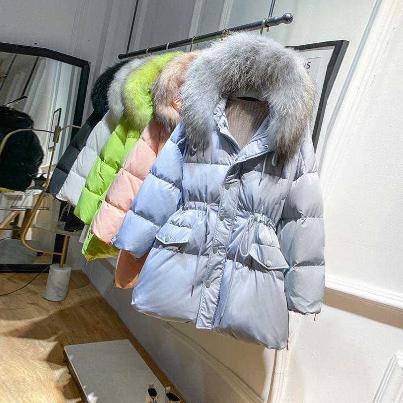2020 New Women's Down Jacket Winter Big Real Raccoon Fur Hooded Duck Down Coat Thick Coat Women Parkas Female Outwear DH214
2020 New Women's Down Jacket Winter Big Real Raccoon Fur Hooded Duck Down Coat Thick Coat Women Parkas Female Outwear DH214