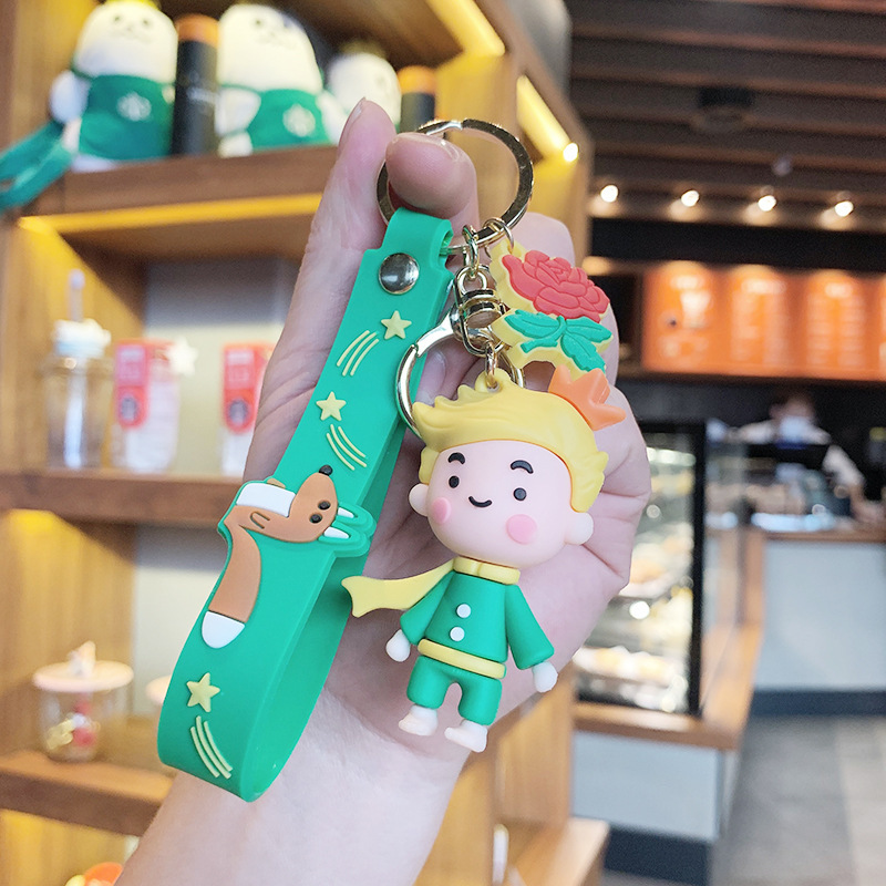Cute Silicone Le Petit Key Chain Cartoon Doll Pendant Jewelry Gift Couple's Charm Car Accessories Hot Sale Little Prince
Cute Silicone Le Petit Key Chain Cartoon Doll Pendant Jewelry Gift Couple's Charm Car Accessories Hot Sale Little Prince