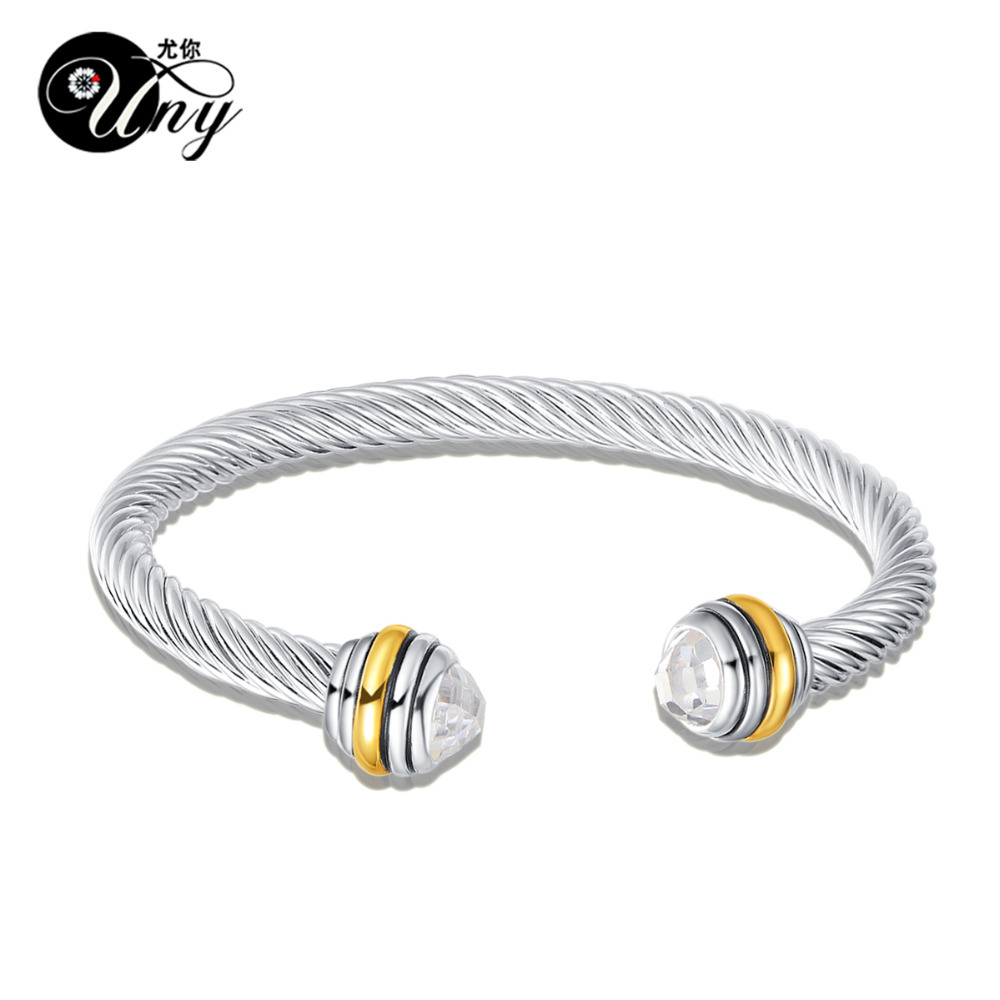 UNY Antique Twisted Wire CZ Bracelet Fashion Trendy Women Jewelry Hardy Bangle Vintage Bracelets Valentine Christma Gift Bangles 201211
UNY Antique Twisted Wire CZ Bracelet Fashion Trendy Women Jewelry Hardy Bangle Vintage Bracelets Valentine Christma Gift Bangles 201211
