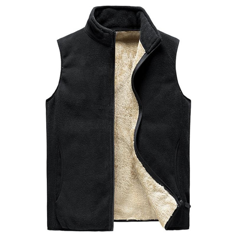 2020 Newest Men's Vest Autumn Winter Fleece Solid Color Waistcoat Casual Zipper Men Jacket Sleeveless Vest Oversize 8XL, Black
2020 Newest Men's Vest Autumn Winter Fleece Solid Color Waistcoat Casual Zipper Men Jacket Sleeveless Vest Oversize 8XL, Black