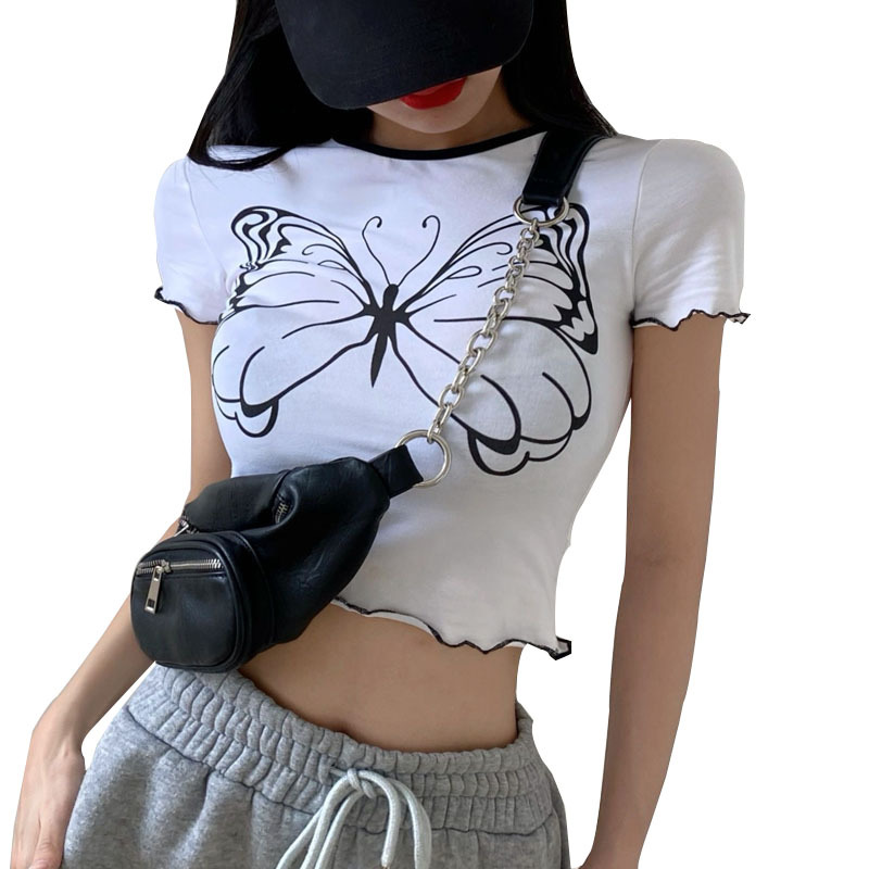 2021 New Women's Shirts Short-sleeve Frills Frilly Long Sleeves 71AM, Blue butterfly.
2021 New Women's Shirts Short-sleeve Frills Frilly Long Sleeves 71AM, Blue butterfly.