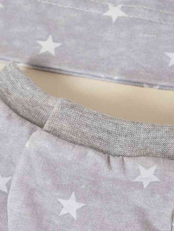 Baby Star Pattern Hat & 1pair Gloves SHE