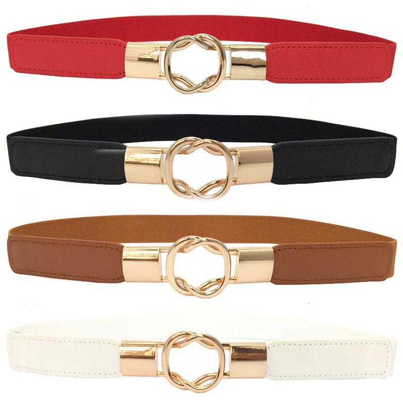 Belts 1PC Black Metal Buckle Slim Stretchy Waist Belt Elastic Bride Waistband Girdle PU Leather Dress Accessories Red
Belts 1PC Black Metal Buckle Slim Stretchy Waist Belt Elastic Bride Waistband Girdle PU Leather Dress Accessories Red