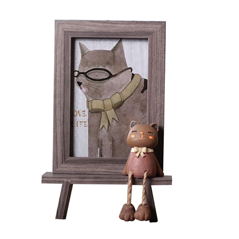 Household Meow Cat Hanging Feet Solid Wood Frame Wood Grain Creative Children Picture Set Up Photography Studio Atelier
Household Meow Cat Hanging Feet Solid Wood Frame Wood Grain Creative Children Picture Set Up Photography Studio Atelier
