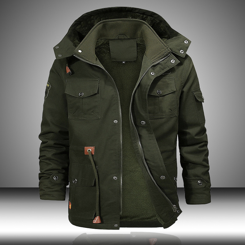 Military Bomber Cargo Jacket Men Multi-Pocket 2020 Winter Warm Hooded Coats Fleece Thick Men's Jackets Tactical Coat Male 5XL, Cjw246gray
Military Bomber Cargo Jacket Men Multi-Pocket 2020 Winter Warm Hooded Coats Fleece Thick Men's Jackets Tactical Coat Male 5XL, Cjw246gray