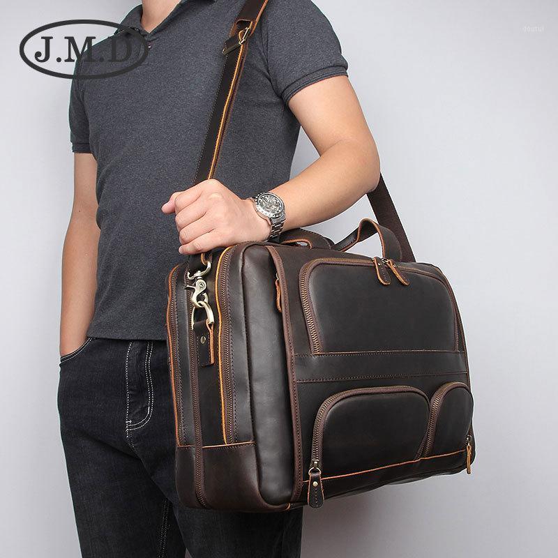 J.M.D 100% Genuine Vintage Leather Men's Briefcase Laptop Bag Big Size Hand Business Bag Coffee 7289C1, Dark brown
J.M.D 100% Genuine Vintage Leather Men's Briefcase Laptop Bag Big Size Hand Business Bag Coffee 7289C1, Dark brown