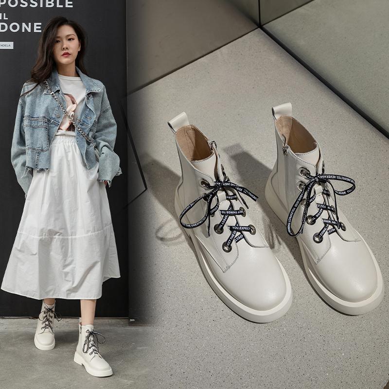 The Genuine Leather Women Boots Round Toe Side Zipper Ankle For Platform Fashion Handmade Shoes Woman Cross-tied, Black
The Genuine Leather Women Boots Round Toe Side Zipper Ankle For Platform Fashion Handmade Shoes Woman Cross-tied, Black
