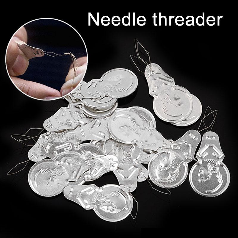 50/100pcs Needles Threaders Set Bow Wire Needle Threader Stitch Insertion Sewing Accessories Tools DIY Hand Sewing Drop Shipping 
50/100pcs Needles Threaders Set Bow Wire Needle Threader Stitch Insertion Sewing Accessories Tools DIY Hand Sewing Drop Shipping