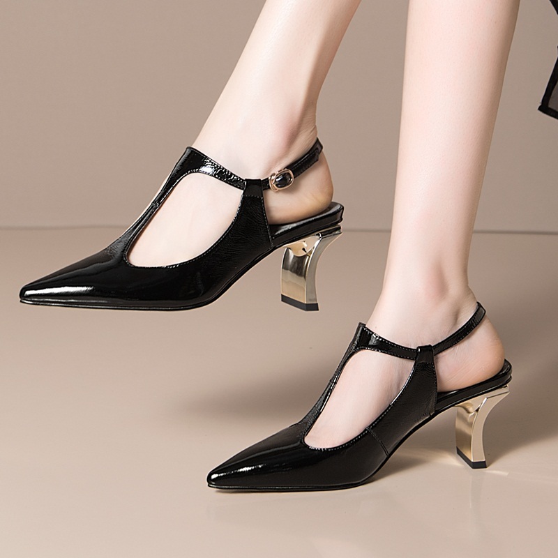 2021 Genuine Leather High Heels Toe-t-girdle Ankle Brace Women Woman Party Ladies Shoes Cnwe, Black
2021 Genuine Leather High Heels Toe-t-girdle Ankle Brace Women Woman Party Ladies Shoes Cnwe, Black