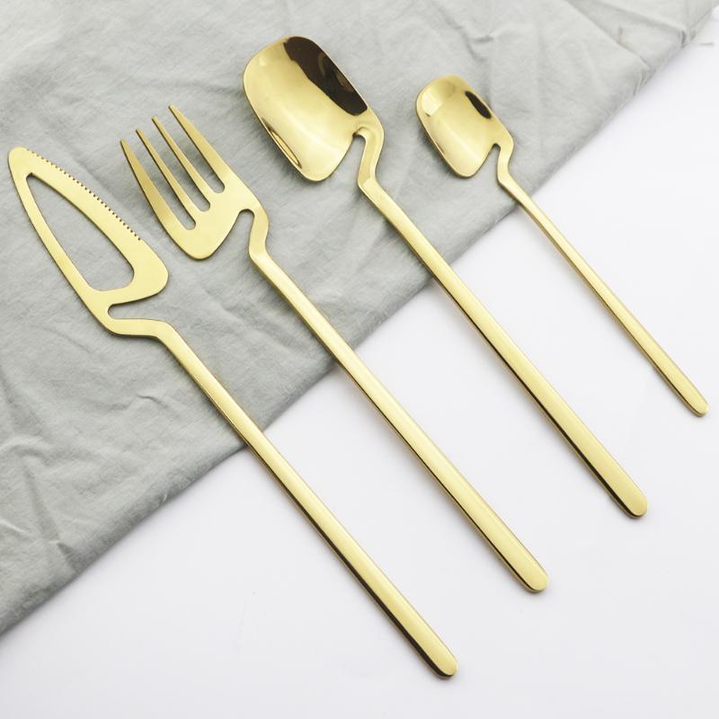 4Pcs/Set Gold Flatware Cutlery Set Knife Fork Spoon Dinnerware Set 304 Stainless Steel Dinner Tableware Bar Party Silverware
4Pcs/Set Gold Flatware Cutlery Set Knife Fork Spoon Dinnerware Set 304 Stainless Steel Dinner Tableware Bar Party Silverware