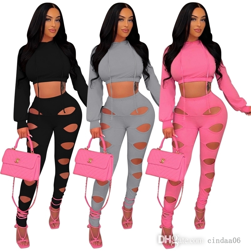 Designer Hollow Out Tracksuits For Womens Two Piece Pants Hollow Out Sexy Sweatpants And Hoodie Set Jogger Suit, Gray
Designer Hollow Out Tracksuits For Womens Two Piece Pants Hollow Out Sexy Sweatpants And Hoodie Set Jogger Suit, Gray