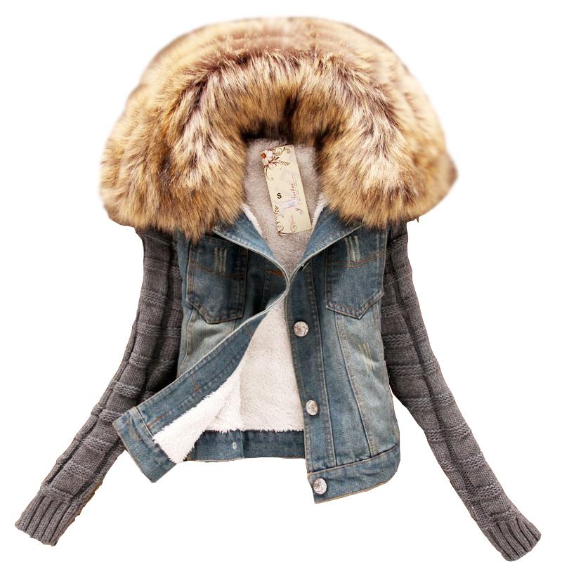 New 2020 Women Winter Short Denim Jacket Women Slim Yarn Large Fur Collar Lamb Fashion Cotton Denim Jeans Outerwear Female Tops, Picture color
New 2020 Women Winter Short Denim Jacket Women Slim Yarn Large Fur Collar Lamb Fashion Cotton Denim Jeans Outerwear Female Tops, Picture color