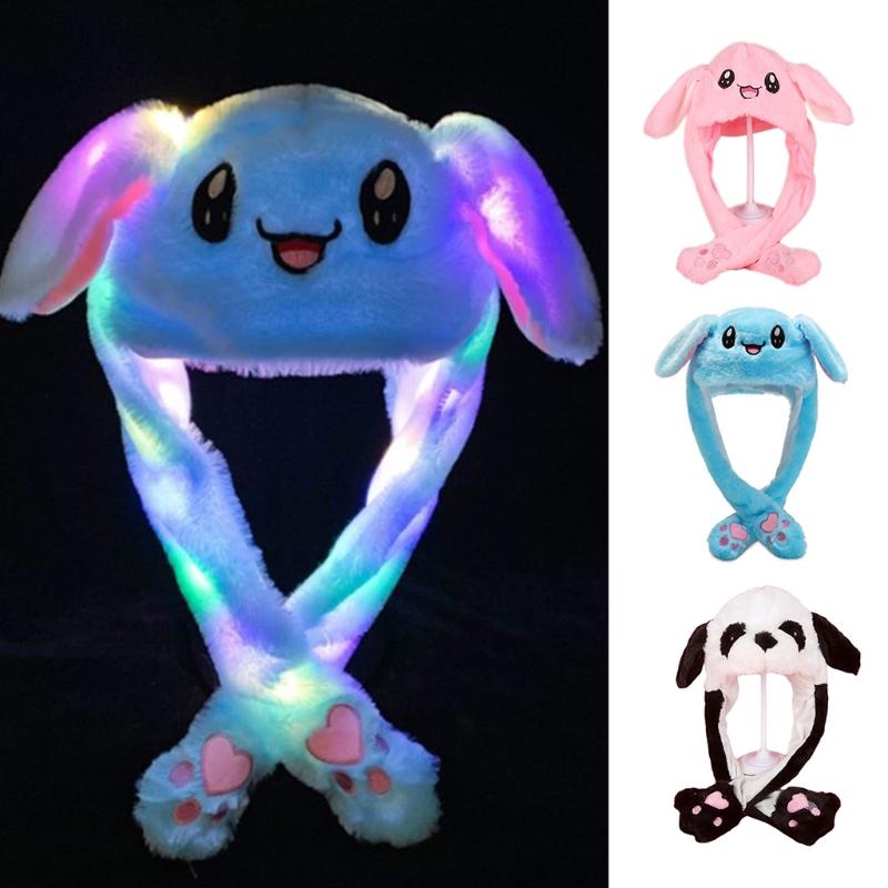 Adult Kids Light Up Plush Animal Hat with Moving Ears Cartoon Panda LED Glowing Earflap Cap Stuffed Toys
Adult Kids Light Up Plush Animal Hat with Moving Ears Cartoon Panda LED Glowing Earflap Cap Stuffed Toys