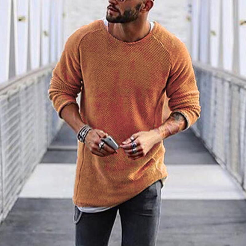 Men' Knitted Pullovers Long Sleeve Casual O Neck Sweater Fall Spring Fashion Pure Color Slim-fit Tops Male Charming Streetwear, White
Men' Knitted Pullovers Long Sleeve Casual O Neck Sweater Fall Spring Fashion Pure Color Slim-fit Tops Male Charming Streetwear, White