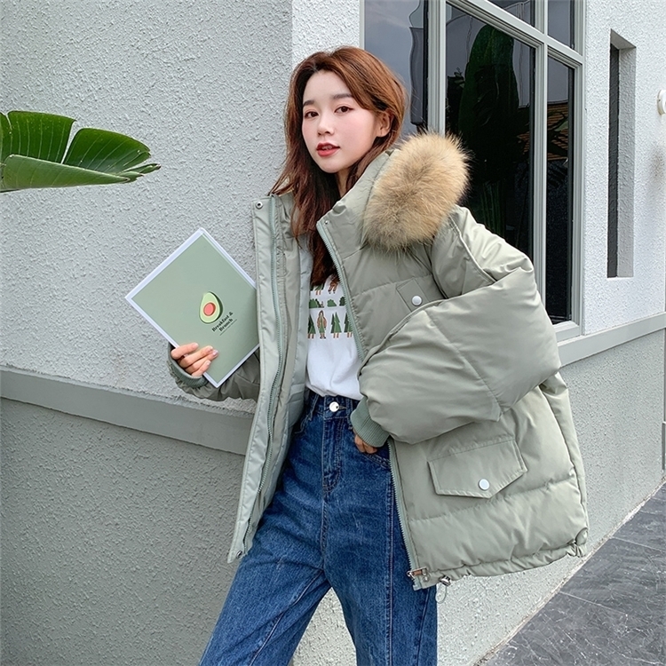 Colorfaith New Autumn Winter Women Jackets Quilted Puffer Parkas High-Quality Warm Hooded Wild Oversize Short Coat CO955 201029