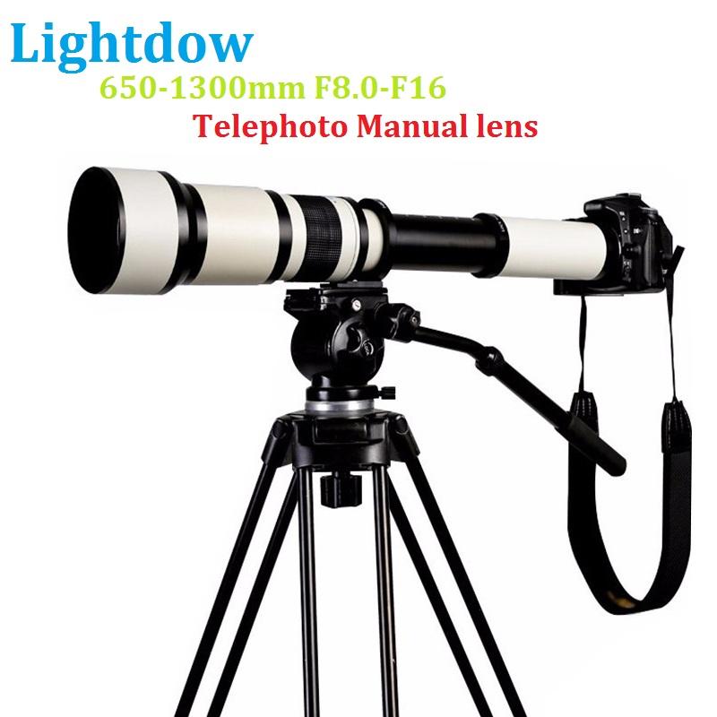 Lightdow 650-1300 F8.0-F16 Super Telephoto Manual Zoom Lens+T2 Adapter Ring for Canon Nikon Sony Pentax DSLR Cameras
Lightdow 650-1300 F8.0-F16 Super Telephoto Manual Zoom Lens+T2 Adapter Ring for Canon Nikon Sony Pentax DSLR Cameras
