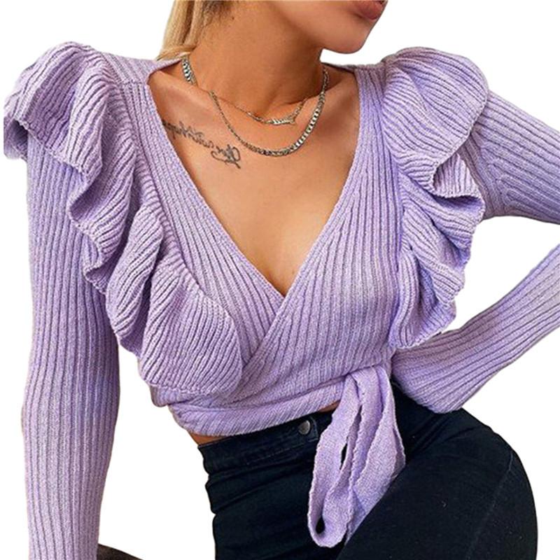 Autumn Women Casual Lace-up Pullovers 2021 V-Neck Knit Sweater Long Lace Sleeve Drawstring Solid Slim knitted Top Female, Black
Autumn Women Casual Lace-up Pullovers 2021 V-Neck Knit Sweater Long Lace Sleeve Drawstring Solid Slim knitted Top Female, Black