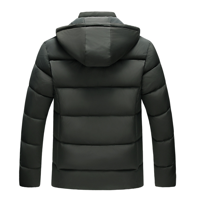Parka Men Coats Winter Jacket Men Thicken Hooded Waterproof Outwear Warm Coat Fathers' Clothing Casual Warm Men's Overcoat 201214