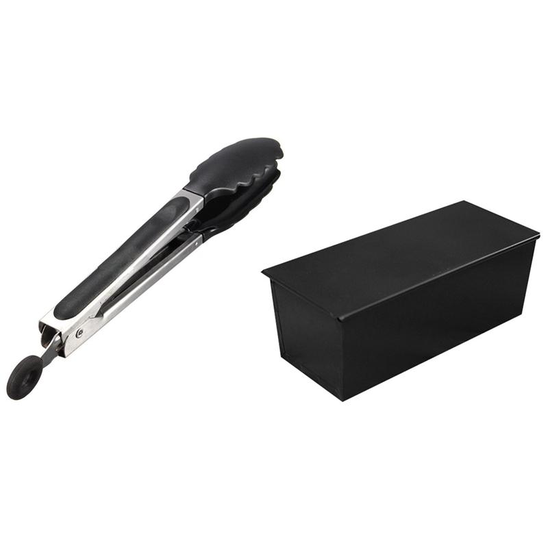 Silicone Kitchen Cooking Salad Tongs with 750G Iron PTFE Non-Stick Coating Toast Boxes
Silicone Kitchen Cooking Salad Tongs with 750G Iron PTFE Non-Stick Coating Toast Boxes
