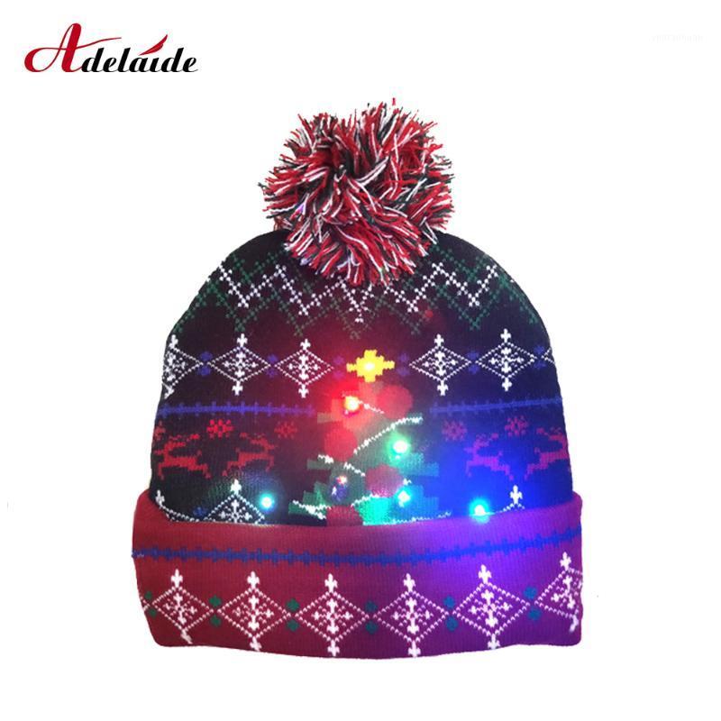 New LED Knitted Christmas Hat Warm Protective Cap LED Flanging with ball Cap Party Colorful Light Adult Kids Warm Hat1
New LED Knitted Christmas Hat Warm Protective Cap LED Flanging with ball Cap Party Colorful Light Adult Kids Warm Hat1