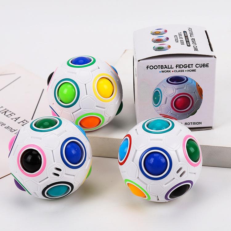 Creative Spheric Magic Rainbow Ball Plastic Puzzle Children Educational Learning Twist Fidget Cube Toys For Kids
Creative Spheric Magic Rainbow Ball Plastic Puzzle Children Educational Learning Twist Fidget Cube Toys For Kids