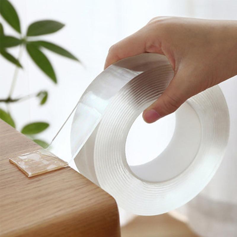 Nano Magic Tape Transparent Double Sided Tape 1M/2M/3M/5M multifunctional reusable Waterproof Adhesive Tapes for home decoration
Nano Magic Tape Transparent Double Sided Tape 1M/2M/3M/5M multifunctional reusable Waterproof Adhesive Tapes for home decoration
