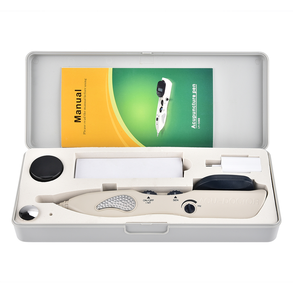 Multi-function acu pen Hand Held T.E.N.S. and Point Detector with Digital Display, Electro Acupuncture Point Stimulator device