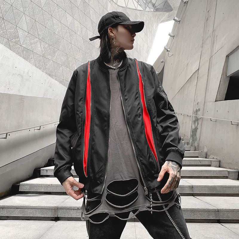 2021 Men's Casual Oversize Coat Autumn Winter New Korean Streetwear Jackets Man Fashion Baseball Jacket Hip Hop Clothing E89e, Black
2021 Men's Casual Oversize Coat Autumn Winter New Korean Streetwear Jackets Man Fashion Baseball Jacket Hip Hop Clothing E89e, Black