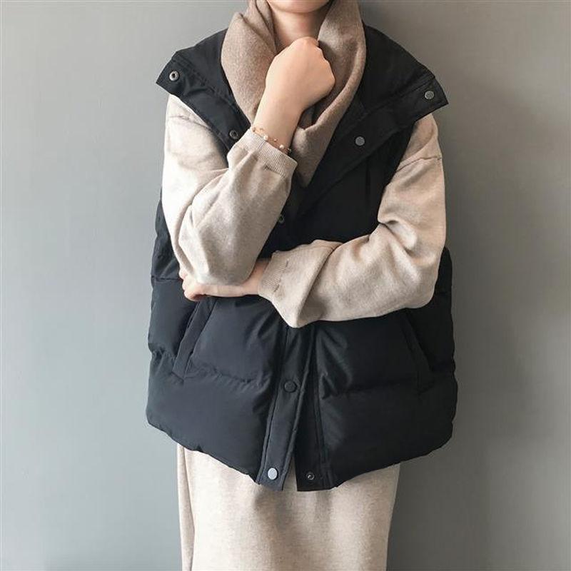 2021 Women Sleeveless Vest Winter Warm Plus Size 2xl Down Cotton Padded Jacket Female Veats Mandarin Collar Sleeveless Wais, Black;brown
2021 Women Sleeveless Vest Winter Warm Plus Size 2xl Down Cotton Padded Jacket Female Veats Mandarin Collar Sleeveless Wais, Black;brown