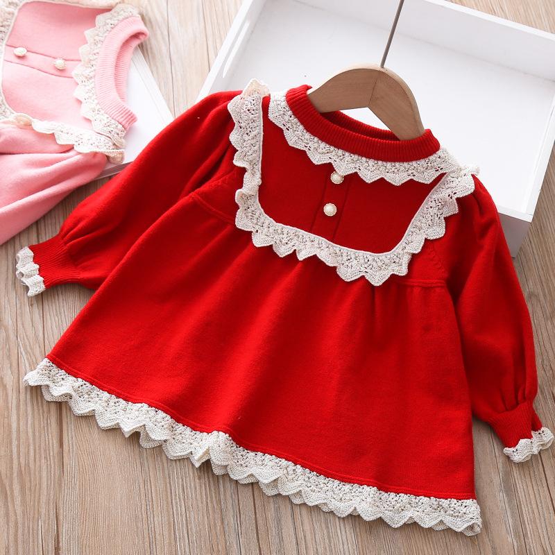 Baby Girls Sweater Dress Autumn Winter Infant Toddler Newborn Shirt for Girl Kid Princess Knitwear Christmas Thick Tops Dresses, Picture color
Baby Girls Sweater Dress Autumn Winter Infant Toddler Newborn Shirt for Girl Kid Princess Knitwear Christmas Thick Tops Dresses, Picture color