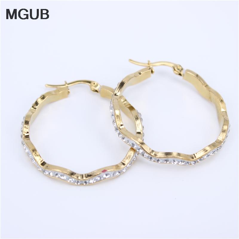 Hoop & Huggie 25mm30mm40mm50mm Crystal Flower Shaped Earrings Gold Color Cute And Exaggerated Size Lightweight LH675
Hoop & Huggie 25mm30mm40mm50mm Crystal Flower Shaped Earrings Gold Color Cute And Exaggerated Size Lightweight LH675