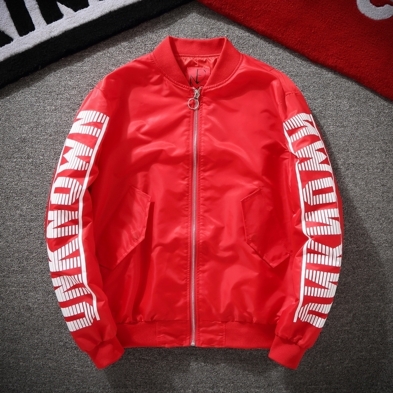 Spring Autumn Fashion Bomber Pilot Jacket Men Punk Hip Hop Jacket Letter Casual Print Youth Couple Coat Streetwear Windbreaker 201127