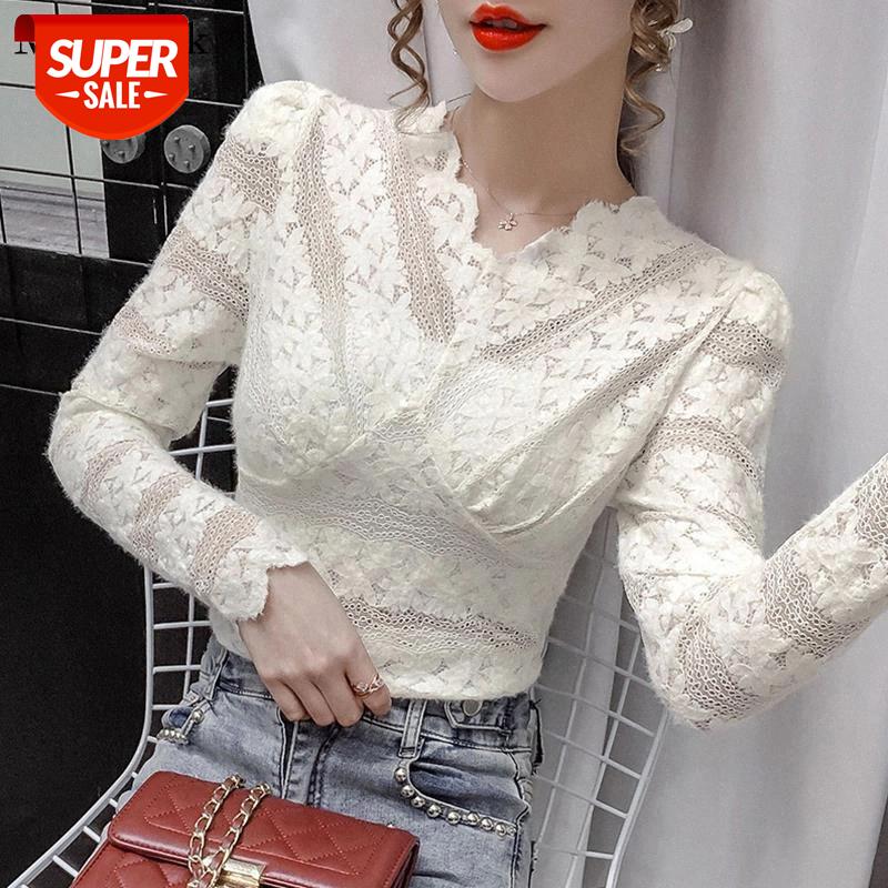 New Spring Lace Elegant Shirts for Women Tops V-neck White Shirt Blouses Hollow Out Sexy Casual Puff Sleeve Female Tops 12626 #an9G
New Spring Lace Elegant Shirts for Women Tops V-neck White Shirt Blouses Hollow Out Sexy Casual Puff Sleeve Female Tops 12626 #an9G