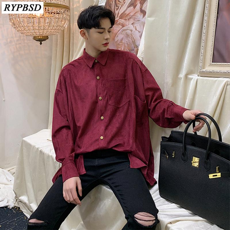 New 2021 Mens Hip Hop Shirts Korean Fashion Casual Loose Single Breasted Long-sleeved Streetwear Oversize Shirt Men -XXL, Red as picture
New 2021 Mens Hip Hop Shirts Korean Fashion Casual Loose Single Breasted Long-sleeved Streetwear Oversize Shirt Men -XXL, Red as picture