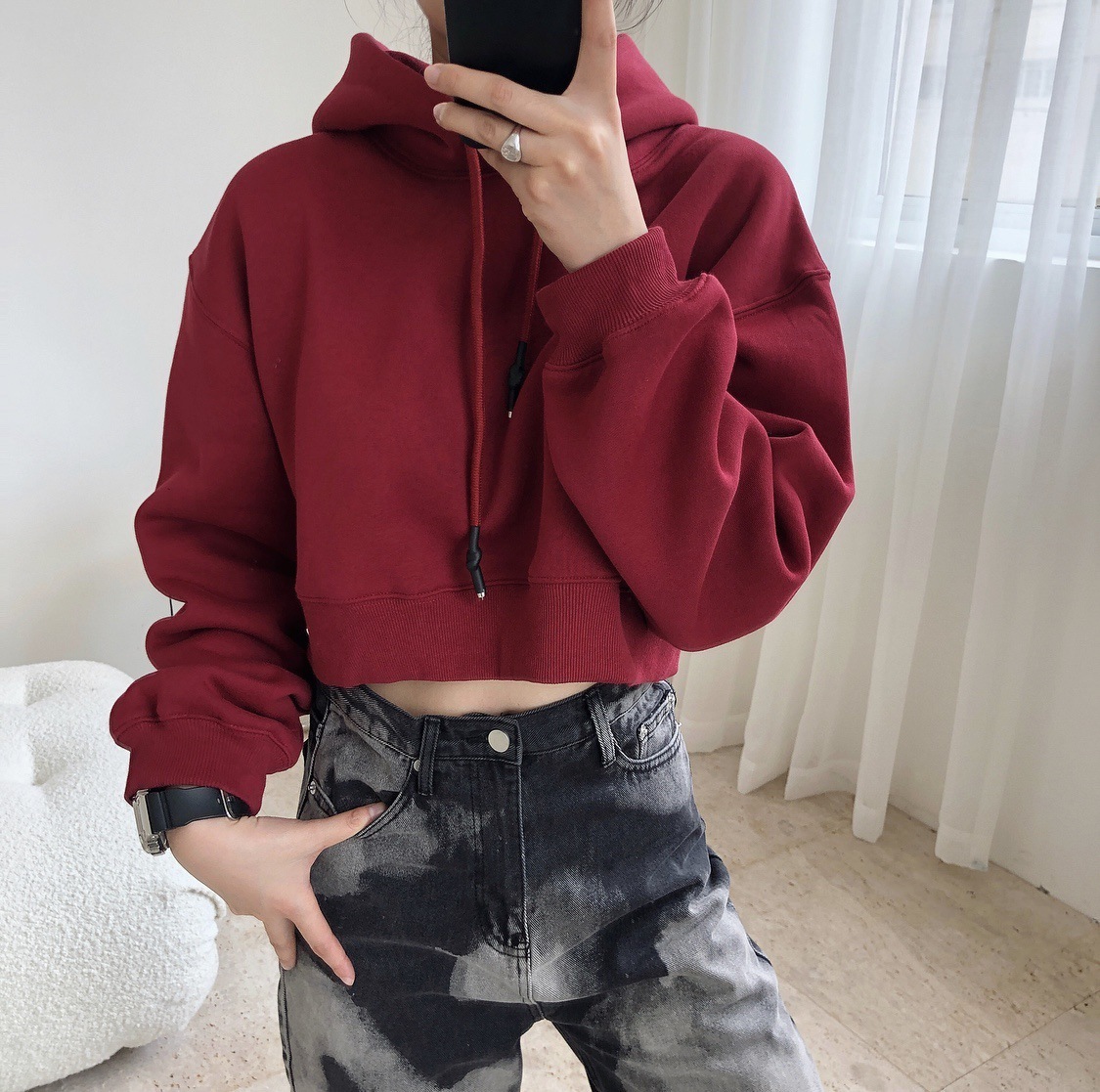 New Short-harvest 2021 Upper Woman Sext Street Wear Hoodie Vintage Kpop Style Yvf4 8N7H, Black
New Short-harvest 2021 Upper Woman Sext Street Wear Hoodie Vintage Kpop Style Yvf4 8N7H, Black