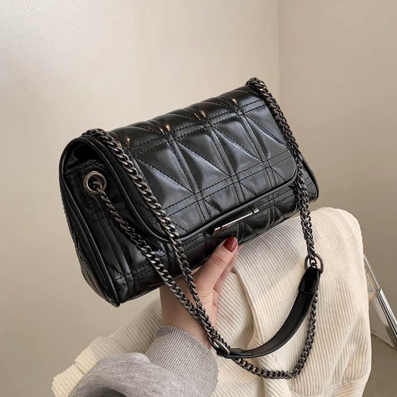 Women New Luxury High Quality PU Leather Flap Personality All-match Crossbody Shoulder Bag Fashion Tide 2021, Black
Women New Luxury High Quality PU Leather Flap Personality All-match Crossbody Shoulder Bag Fashion Tide 2021, Black